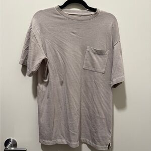 Men's Pocket T-Shirt in Light Taupe